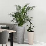 Кашпо Оазис 43л со вставкой 10л, светло-бежевый