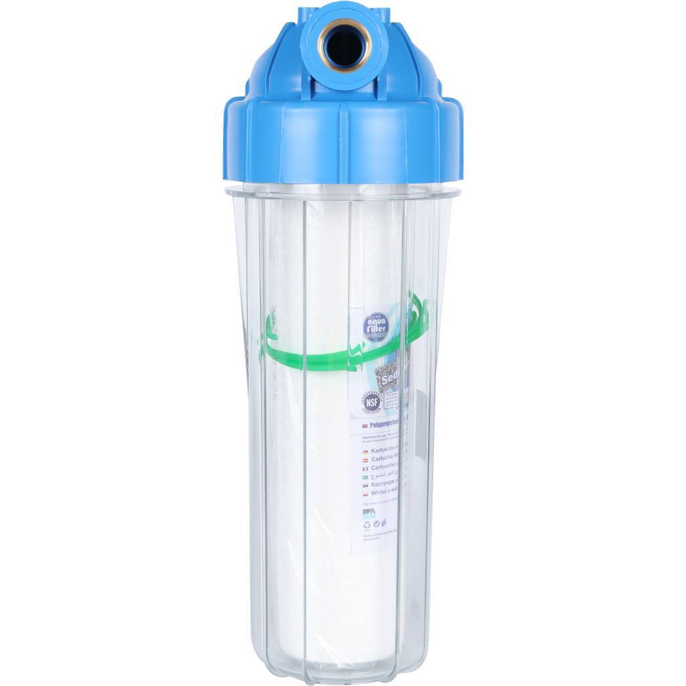 Магистральный фильтр AquaFilter 10SL, с воздушным клапаном, латунная резьба 1/2