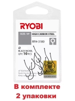 Крючок рыболовный RFH-3180 №12 ( упк по 10шт)