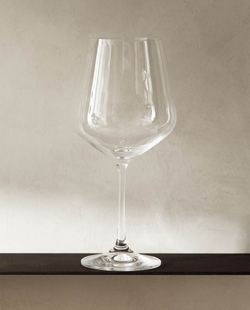 ZARA HOME БОЛЬШОЙ БОКАЛ ДЛЯ ВИНА ИЗ БОГЕМСКОГО ХРУСТАЛЯ