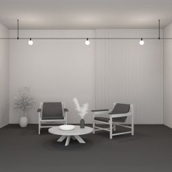 Трековый магнитный гибкий светодиодный светильник Maytoni   TR208-1-5W3K-B