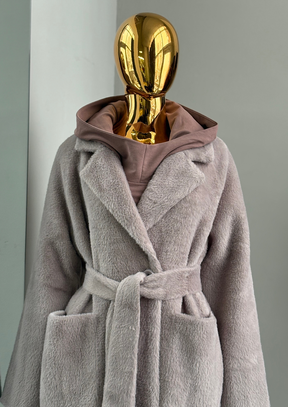 Пальто на подкладке /дымка /весна-осень