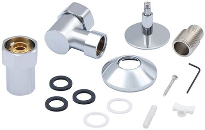 Американка для полотенцесушителя  угл 3/4" х 1/2" г/ш с эксцентр-ми и отраж-ми SMT747SCH040504(Ника), пар