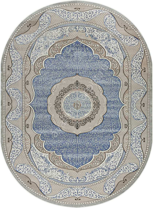 Rimma Lux 36891A L.GREY \ BLUE Овал