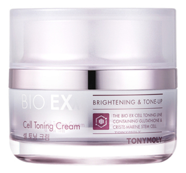 Tony Moly Антивозрастной крем для лица против пигментации - Bio EX Cell Toning Cream, 60мл