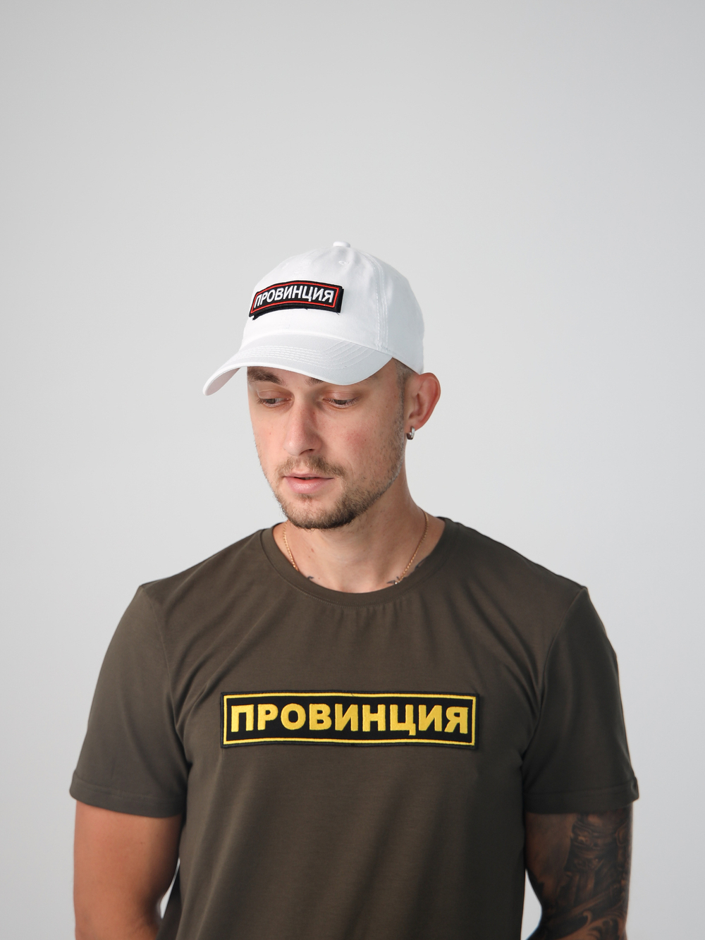 Бейсболка кепка провинция белый белая