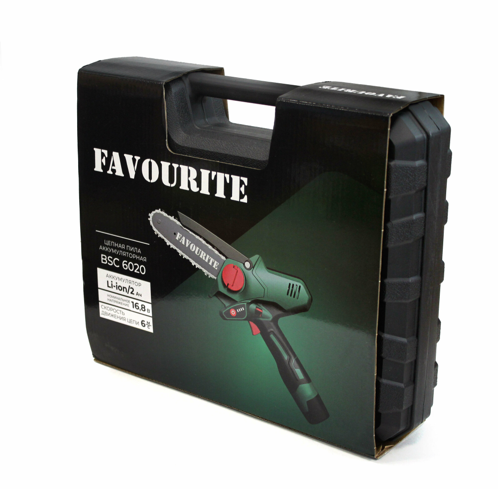 Цепная пила акк. FAVOURITE BSC6020 16.8В,2х2Ач,кейс (160001620)