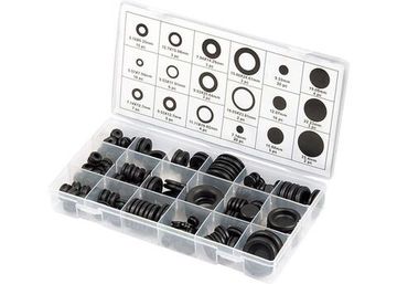 Набор сальников, D 6,35 - 25,4 мм, 125 предм. Сибртех 47599