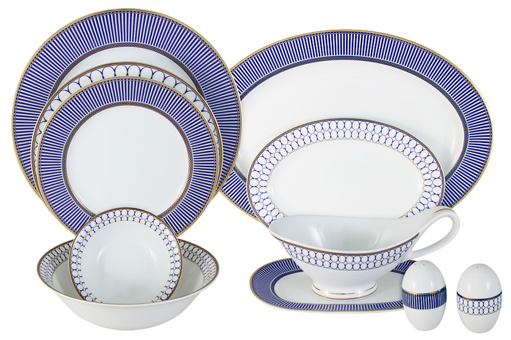 Обеденный сервиз Midori Адмиралтейский 50 предметов на 12 персон