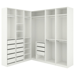 Гардероб PAX IKEA (угловой) 211x213x236 см (белый) 211*213*236 см, Белый   Фиеста