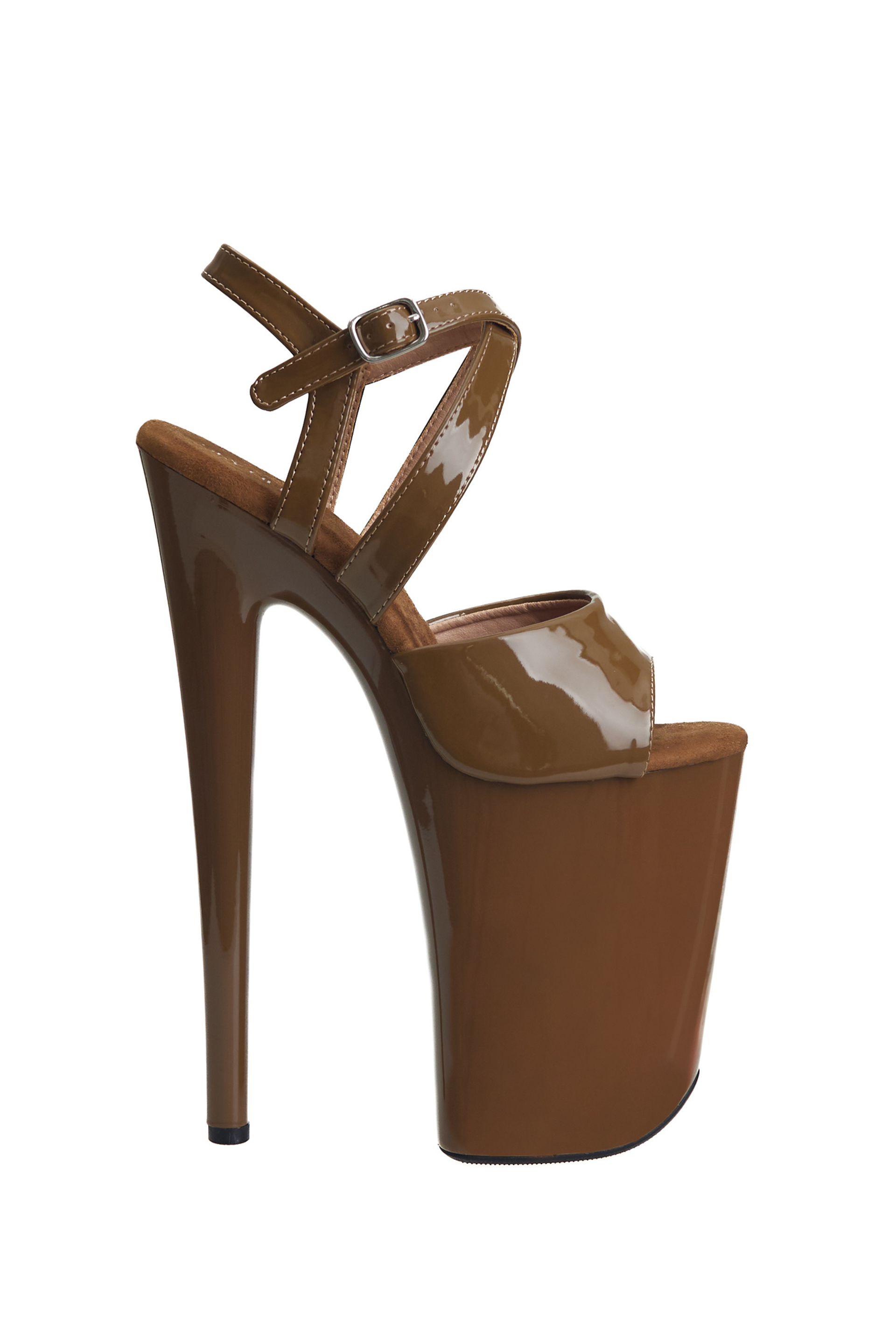 AXEL. Босоножки четверки. Лак - SHDS-016-4-lak-choco