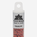 Японский бисер TOHO Treasure (№25CF), с внутренним серебрением, прозрачный матовый