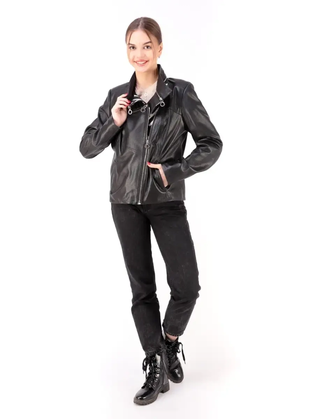 Куртка женская из натуральной кожи