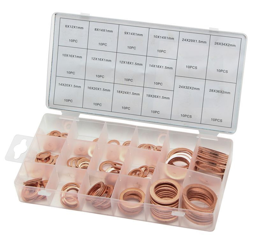 Комплект KR6043 150пр медных шайб (33934) Прочий KR6043