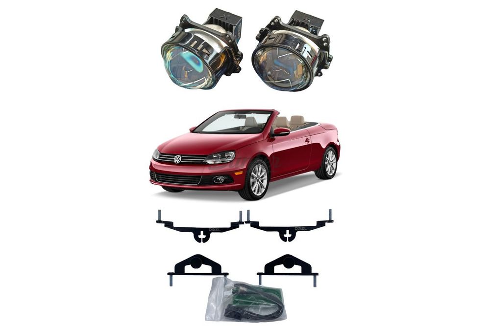 Комплект для замены штатных линз Volkswagen EOS 2006-2015 Valeo 2 AFS