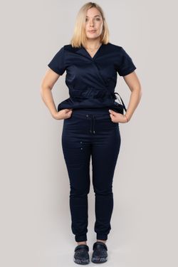 Костюм медицинский женский 386 СИНИЙ