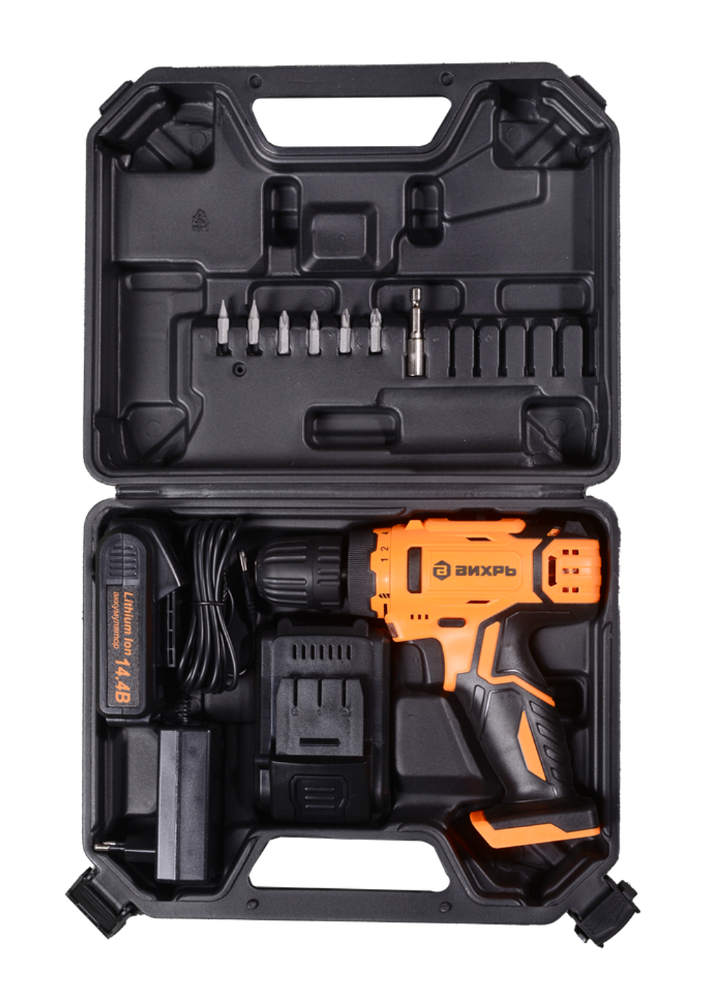 Дрель-шуруповерт Вихрь ДА-14,4Л-2К