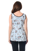 Майка Мк-58Х/сероголубой-коровка