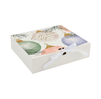 Коробка «Новогодние шарики 2», 20 х 18 х 5 см