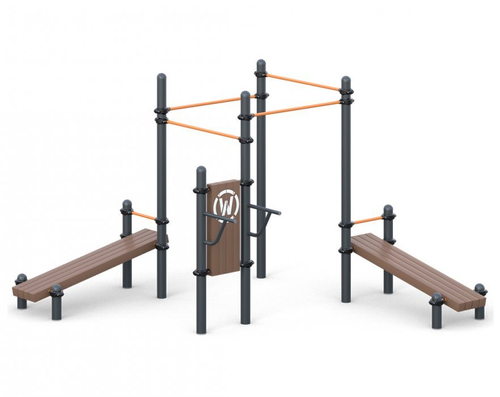 Уличный комплекс для воркаута W-02-009