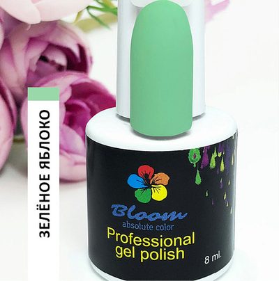 Гель-лак Bloom №207 "Зеленое яблоко" 8 мл