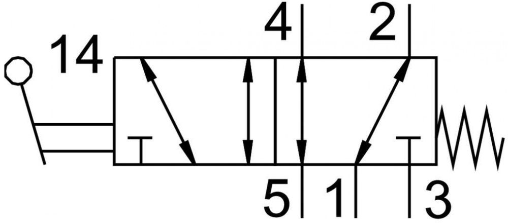 VHEF-V-M52-M-G14 Распределитель с тумблеров