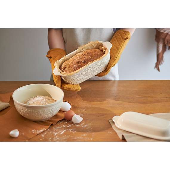 Миска для смешивания birds of paradise, 2,6 л, кремовая