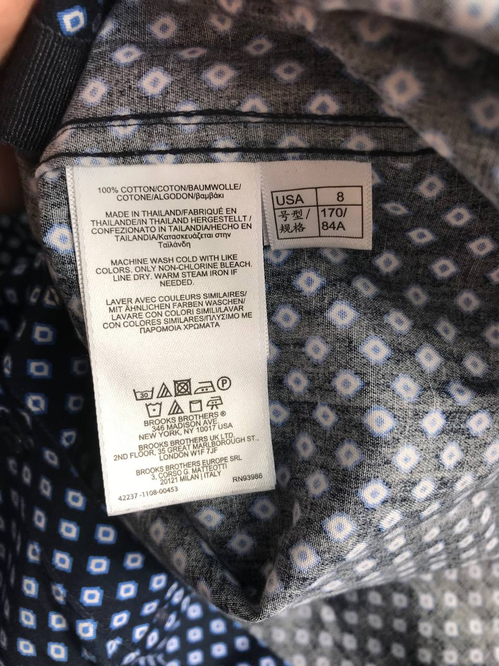 Платье Brooks Brothers рубашечного кроя, маркировка 8, визуально на 44 размер