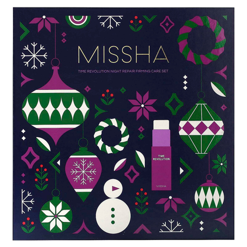 Missha, Time Revolution Night Repair Firming Care Set, Holiday Edition, набор из 6 предметов