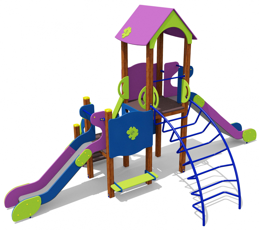 Игровой комплекс 07064.21 для детей 4-6 лет для уличной площадки