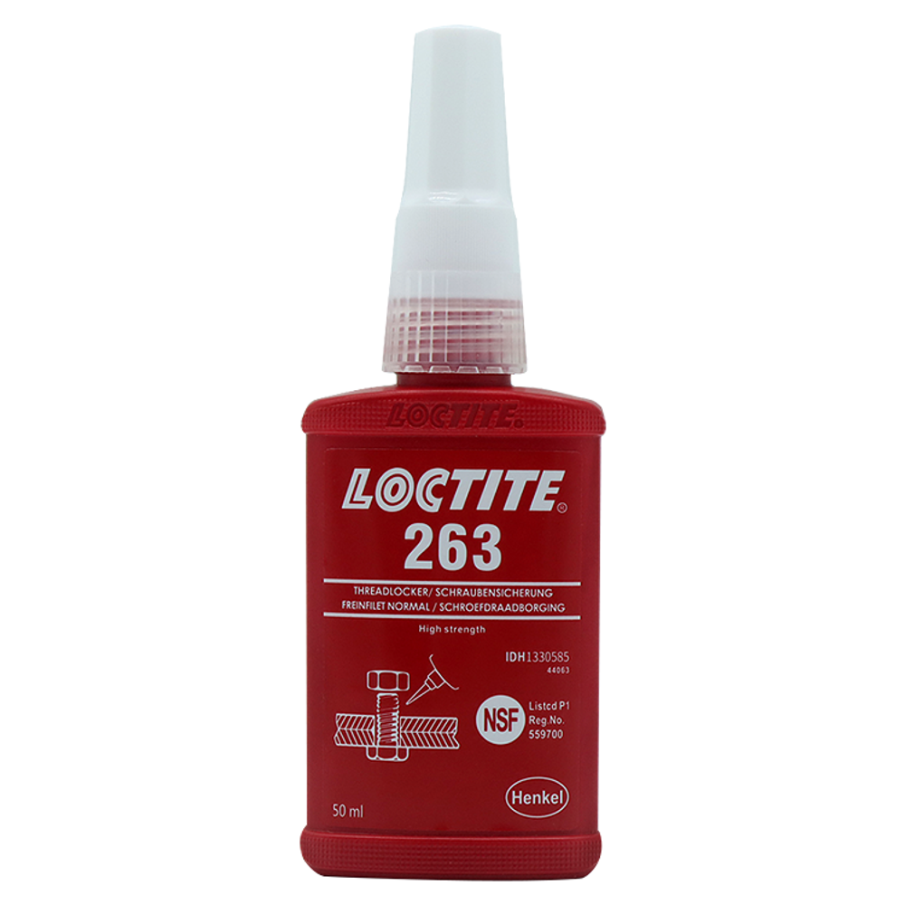 Loctite 263, фиксатор резьбы высокой прочности.