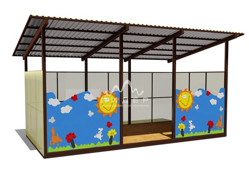 Теневой навес одинарный 3000х6000 19107