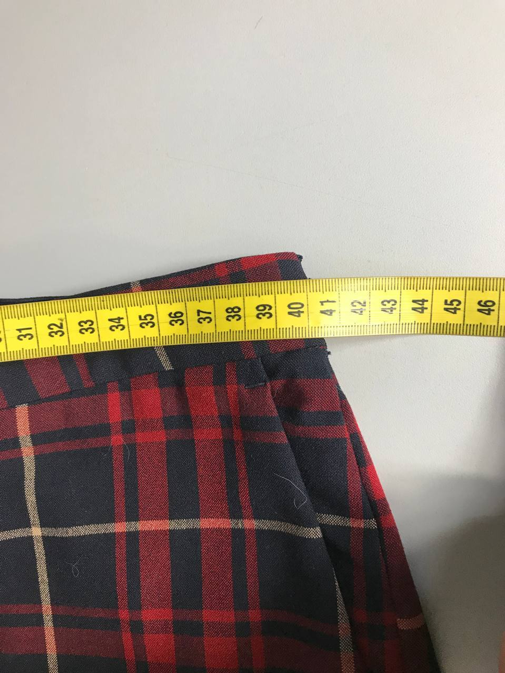 Брюки Zara в стильную клетку, маркировка L, визуально 46/48 размер