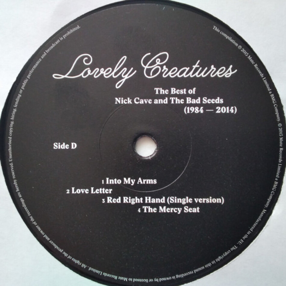 Nick Cave And The Bad Seeds / Lovely Creatures (The Best Of Nick Cave And The Bad Seeds)(1984-2014)(3LP)