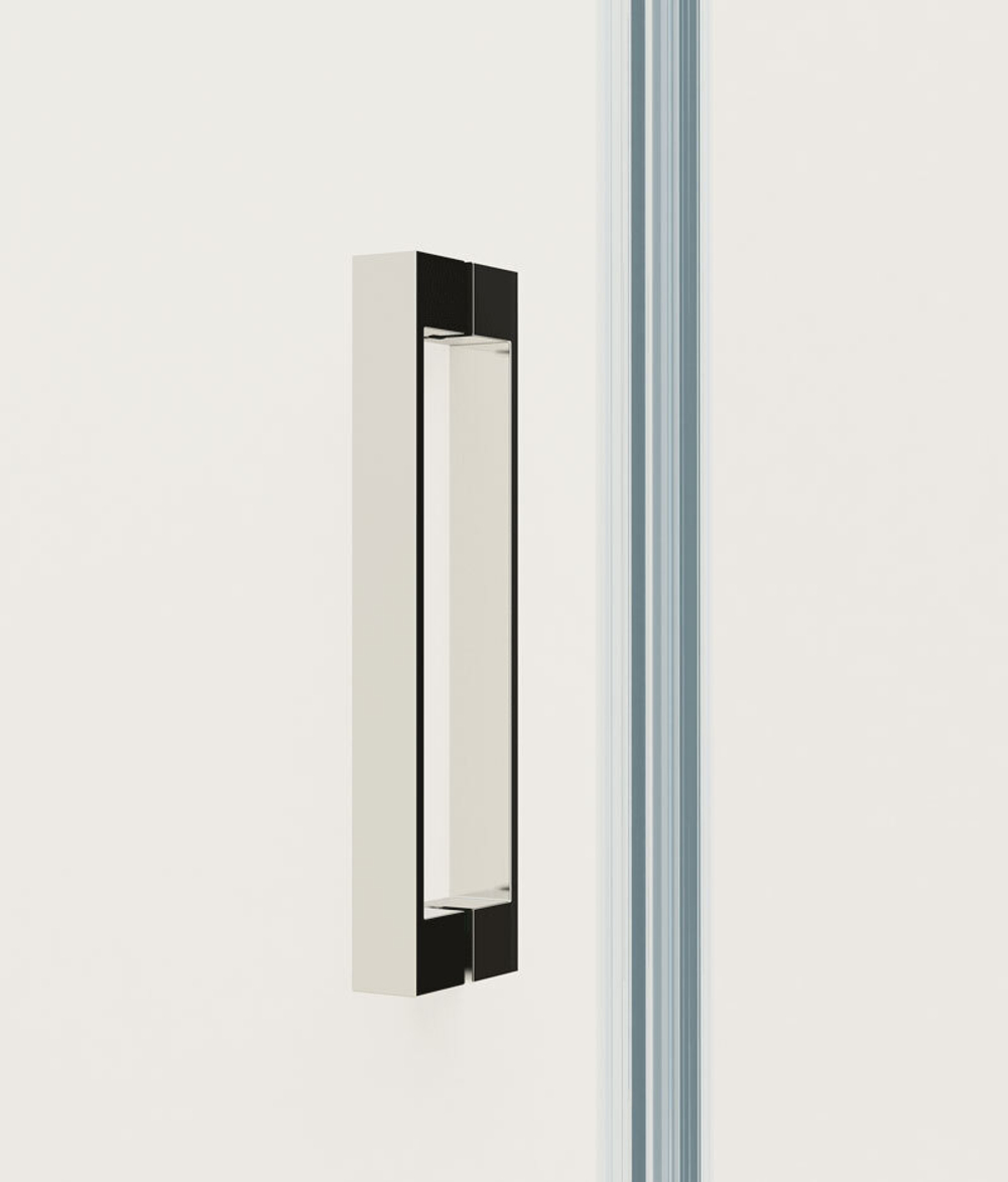 Душевая дверь Extra VDP-1E1112CLB, 1100/1200, черный, стекло прозрачное, , шт