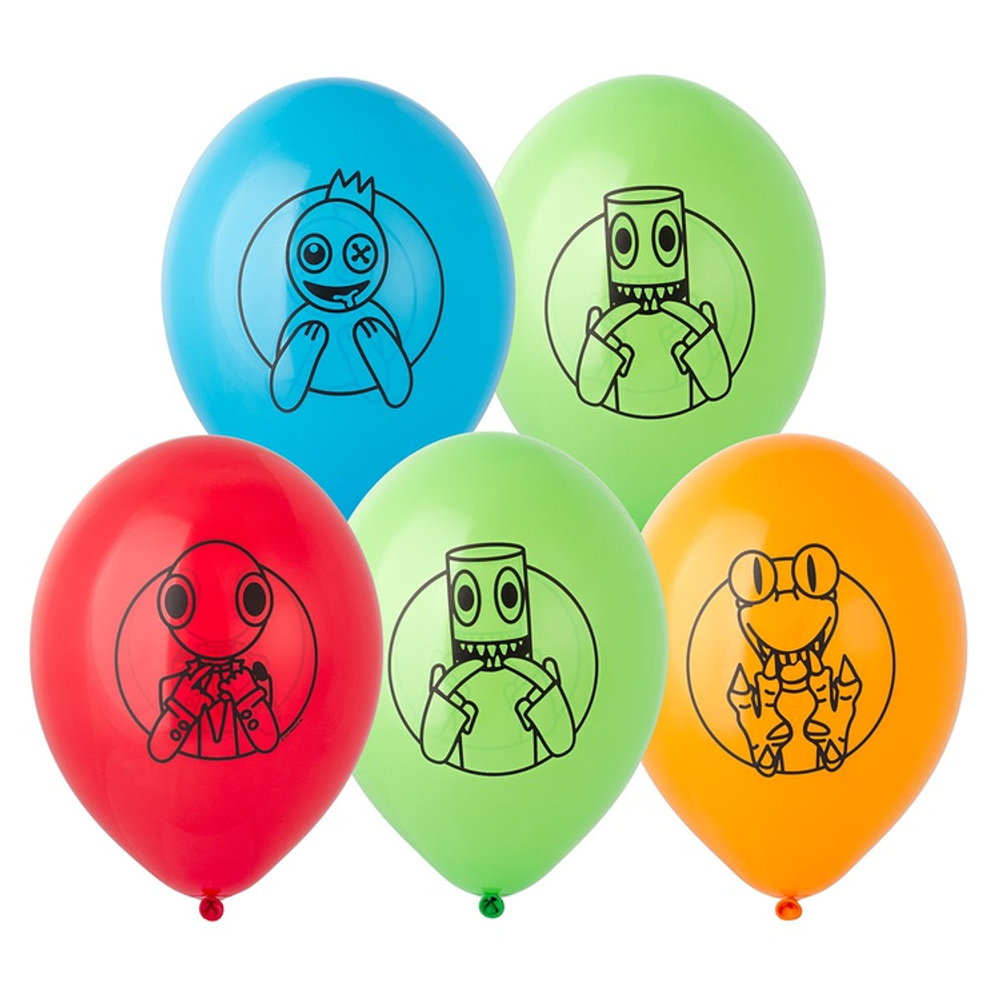 Шар латексный 35см Друзья Монстрики (Ассорти)