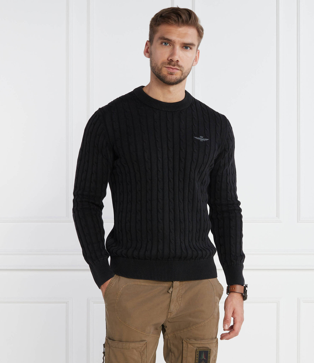 Свитер Aeronautica Militare - черный(MA1407L475)