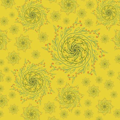 Весенний хоровод на жёлтом