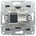 РОЗЕТКА С/У 1-ГНЕЗДО RJ45 CAT5E МЕХ АНТРАЦИТ ASFORA /SCHNEIDER/