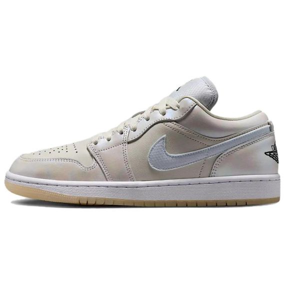 Jordan Air Jordan 1 Винтажные баскетбольные кроссовки с низким верхом, Белый-корейский Женский