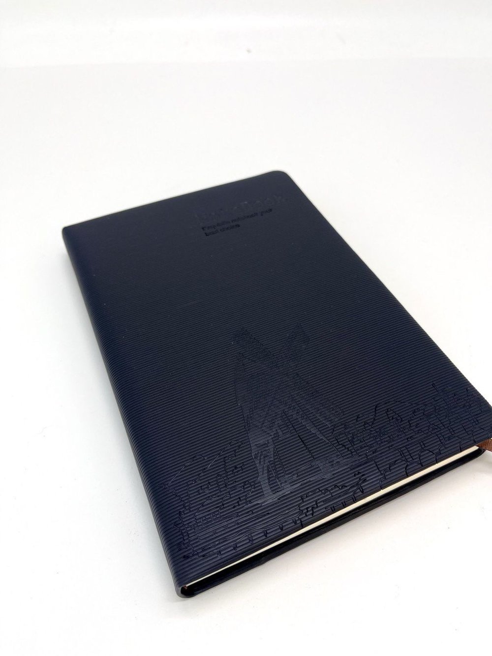 Блокнот 128 л А5 линейка мельница черный (7675-1)