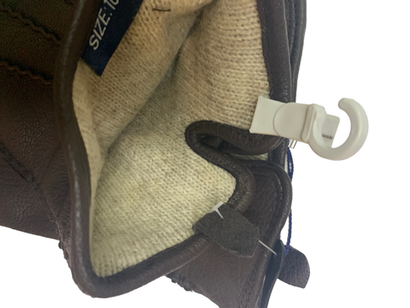 Перчатки. Мужские. Материал верха: Кожа оленя. Подклад: Трикотаж-шерсть. 5 шт в упаковке.