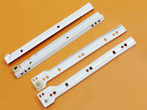 500мм Направляющие роликовые белые