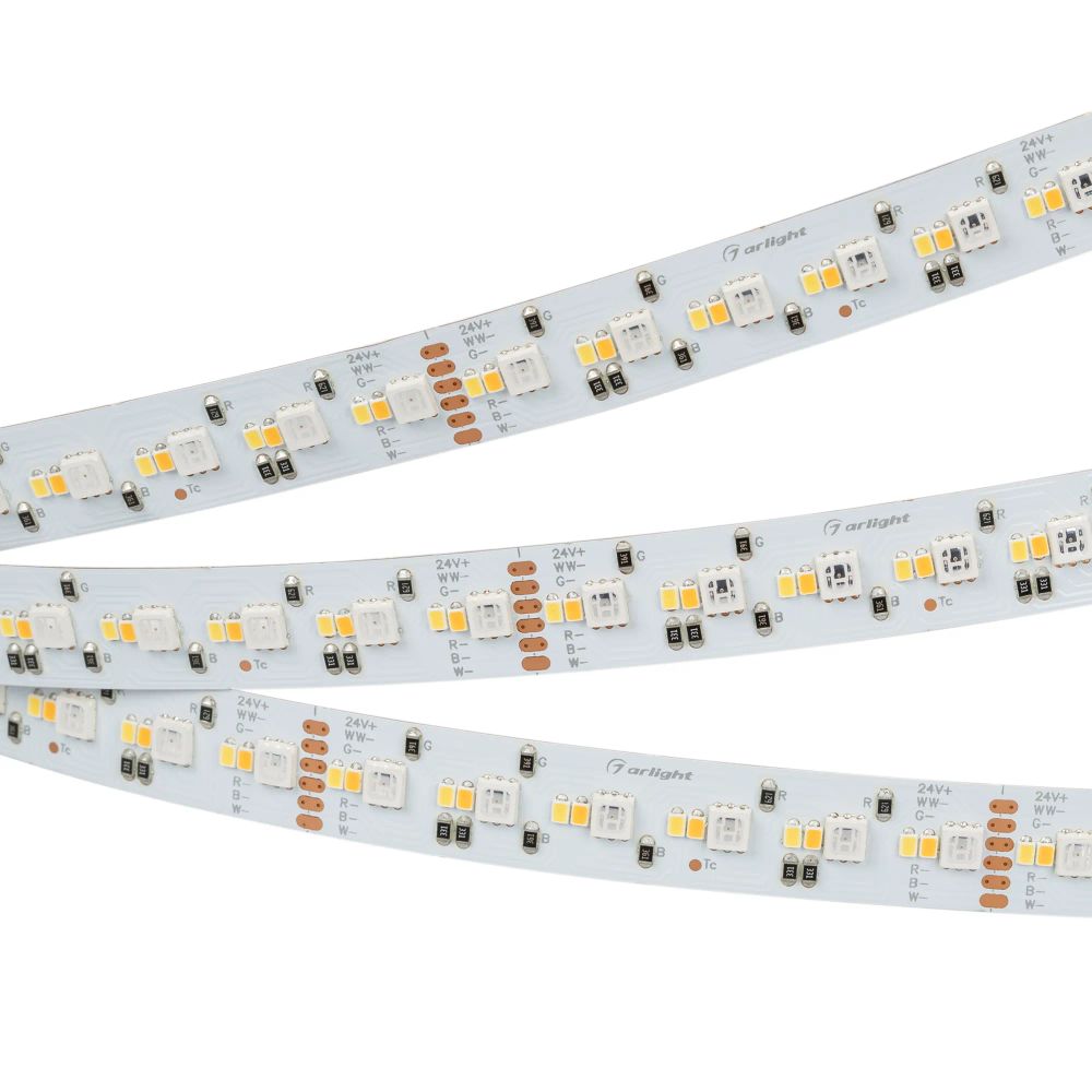 Светодиодная лента RT-GM288-12mm 24V RGBW-MIX (19.2 W/m, IP20, 3838/2216, 5m) (Arlight, Открытый) 028258(2)