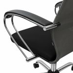 Кресло офисное BRABIX PREMIUM "Ultimate EX-800" хром, плотная двойная сетка Х2, черное/серое, 532912