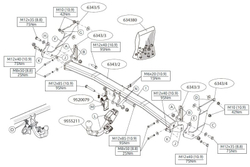 Фаркоп Brink (Thule) 634300 для PEUGEOT 5008 17-(паспорт и сертификат в комплекте)(без электрики)