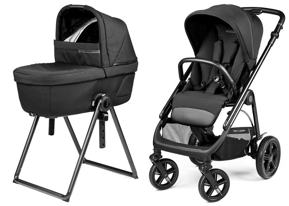 Коляска Peg Perego Veloce TC New Belvedere Lounge 3 в 1 True Black
