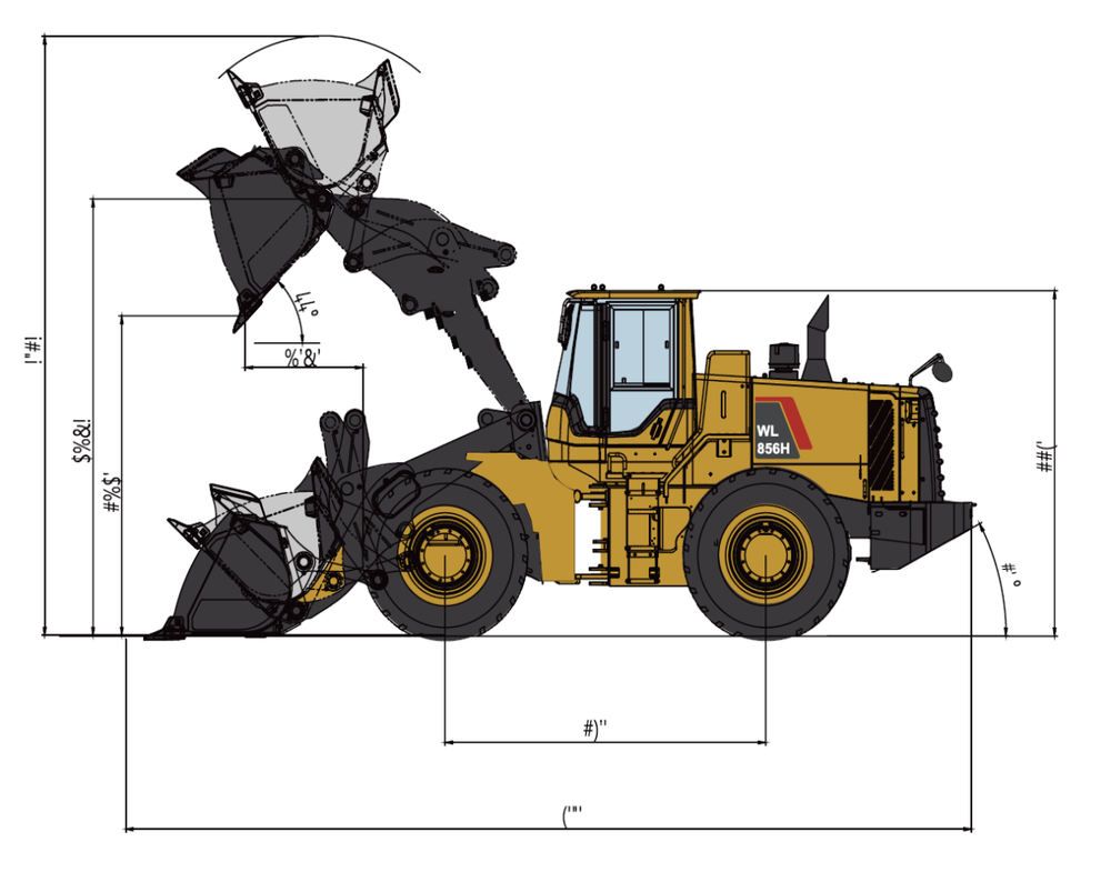 Колесный погрузчик WL856H