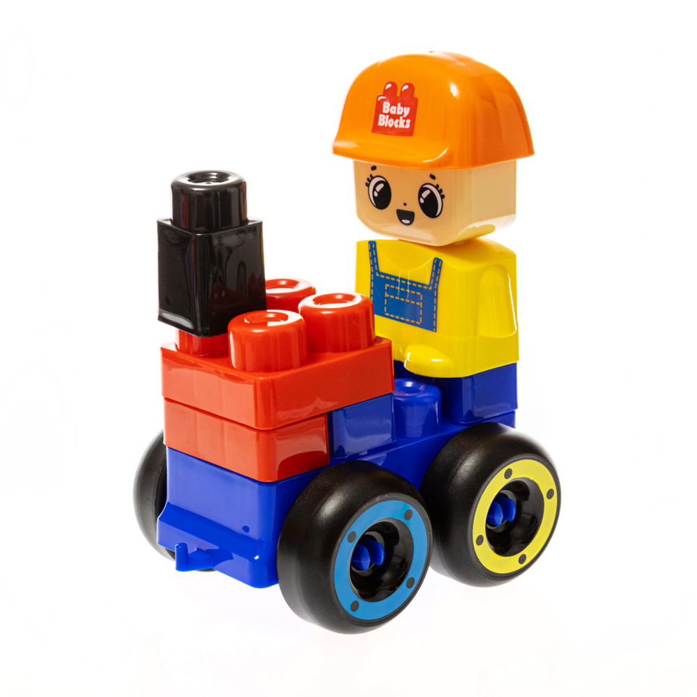 Конструктор пластиковый На стройке 21 дет. Baby Blocks