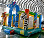 Коммерческий надувной батут "Зверинец" 4,5*4,5*3 м